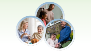 Three groups of caregivers